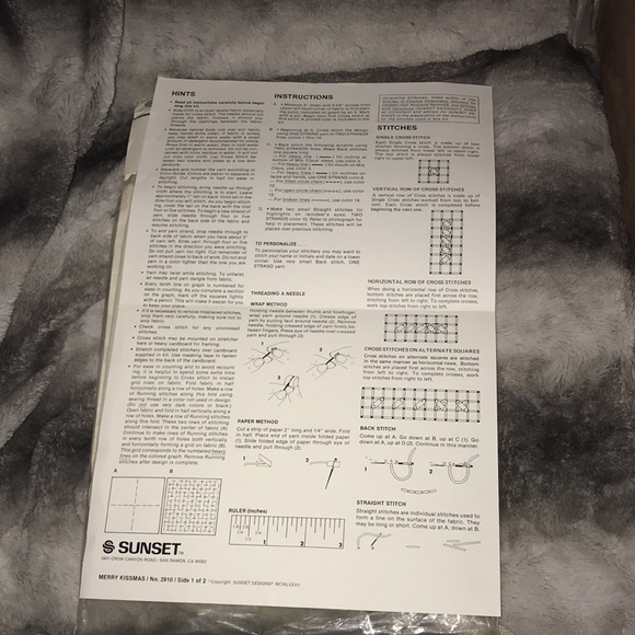 Sunset counted cross stitch merry kissmas #2910 designed by Lorna McRoden 💕 - Picture 6 of 6